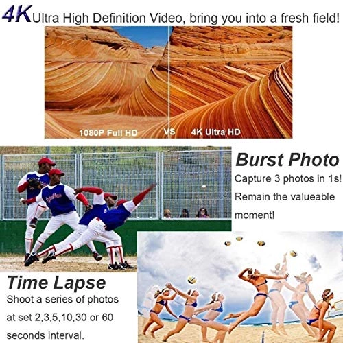 Action Camera - 4K + K1 Headset