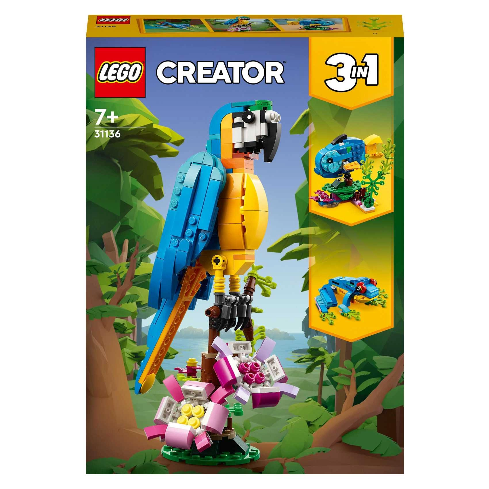 Exotic Parrot (31136) - 3-in-1 Creator Multicolour
