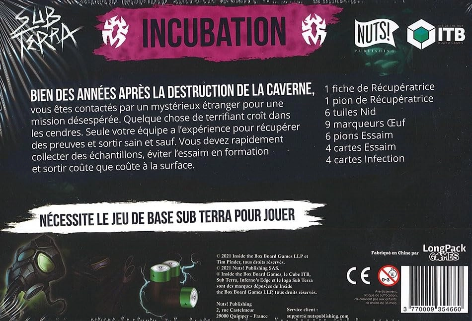 Sub Terra: Annihilation + Sub Terra: Incubation + Bottle Opener (French)