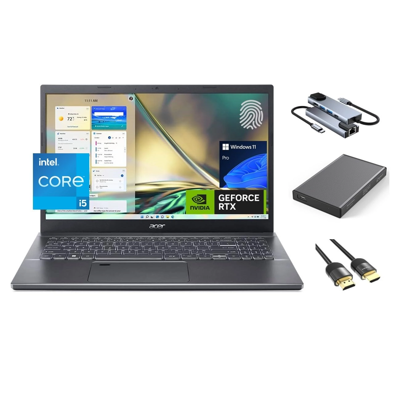 Acer Aspire 5 A515 - 15.6'' Core i5-1240P 32GB DDR4 1TB SSD