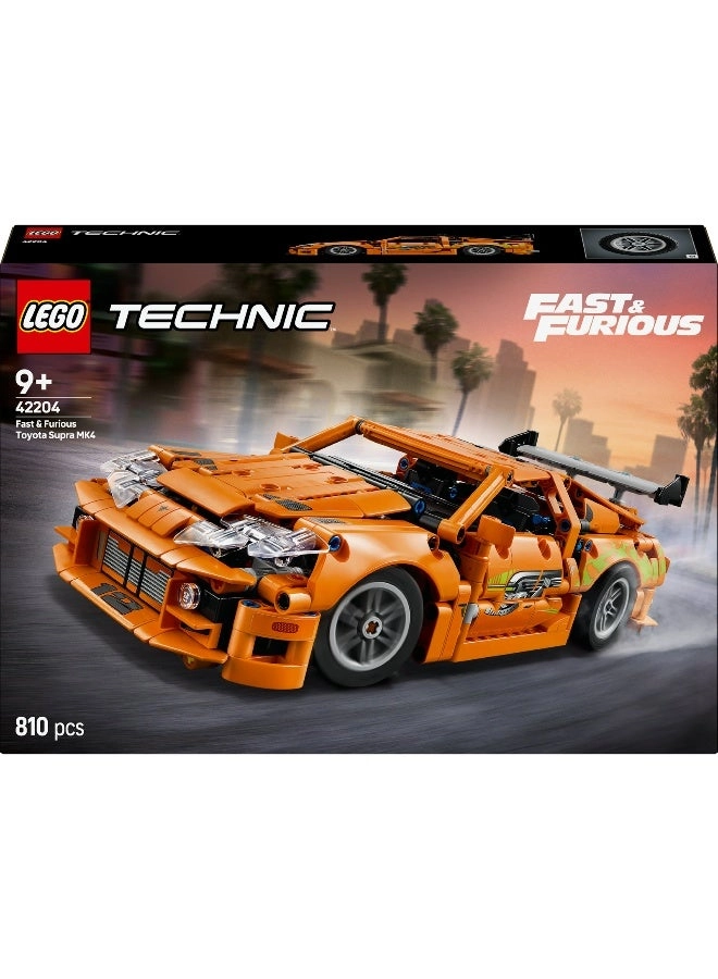 Fast and Furious LEGO Technic Toyota Supra MK4 (42204)