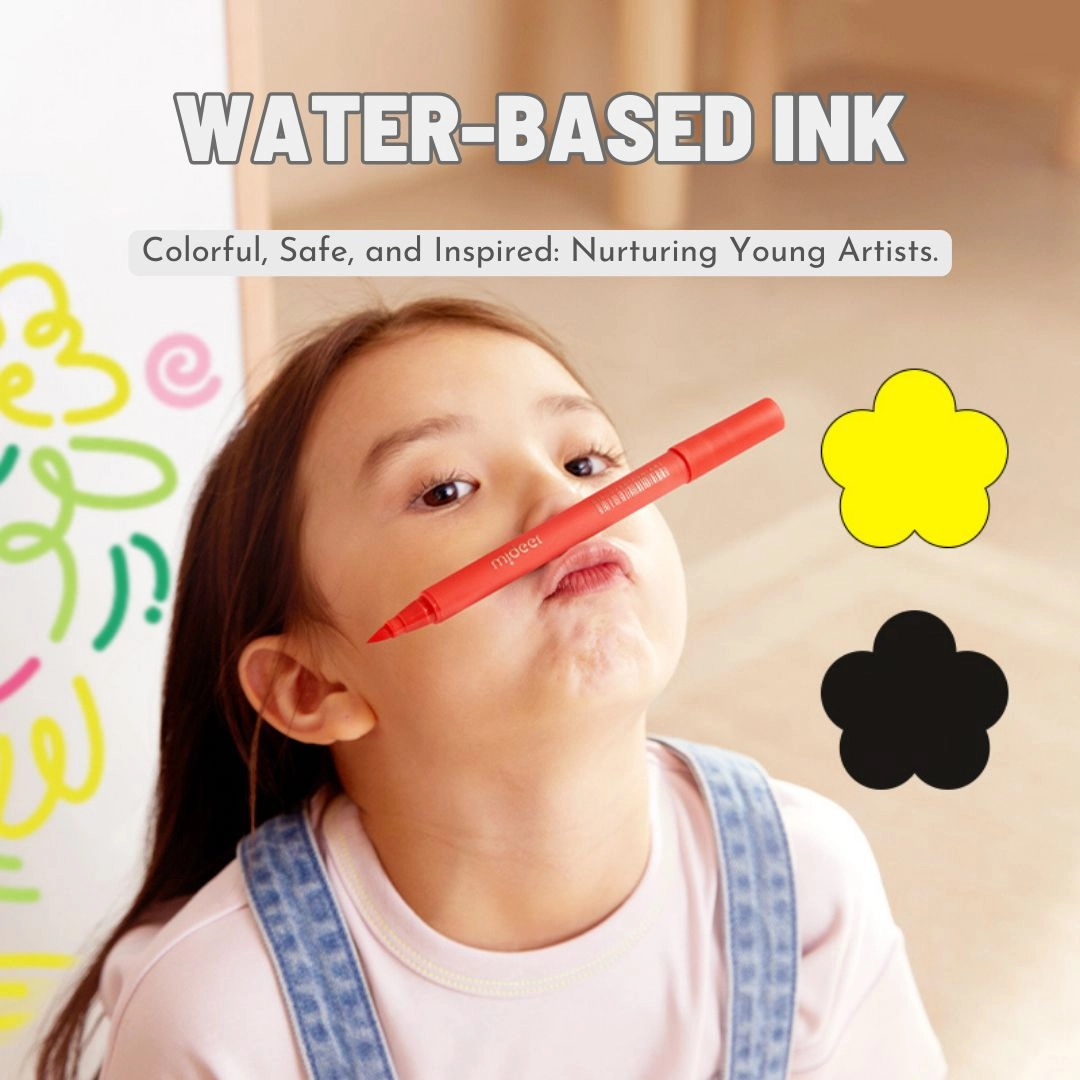 Round Nib Acrylic Markers - Multi Colour Round Nib