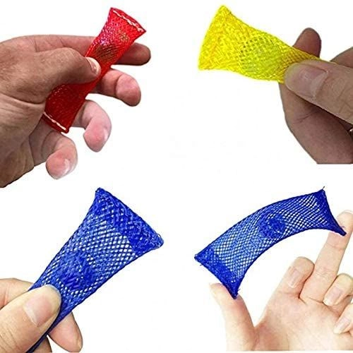Sensory Toy Mesh Tube Glass Marble - 3 + 5 pieces