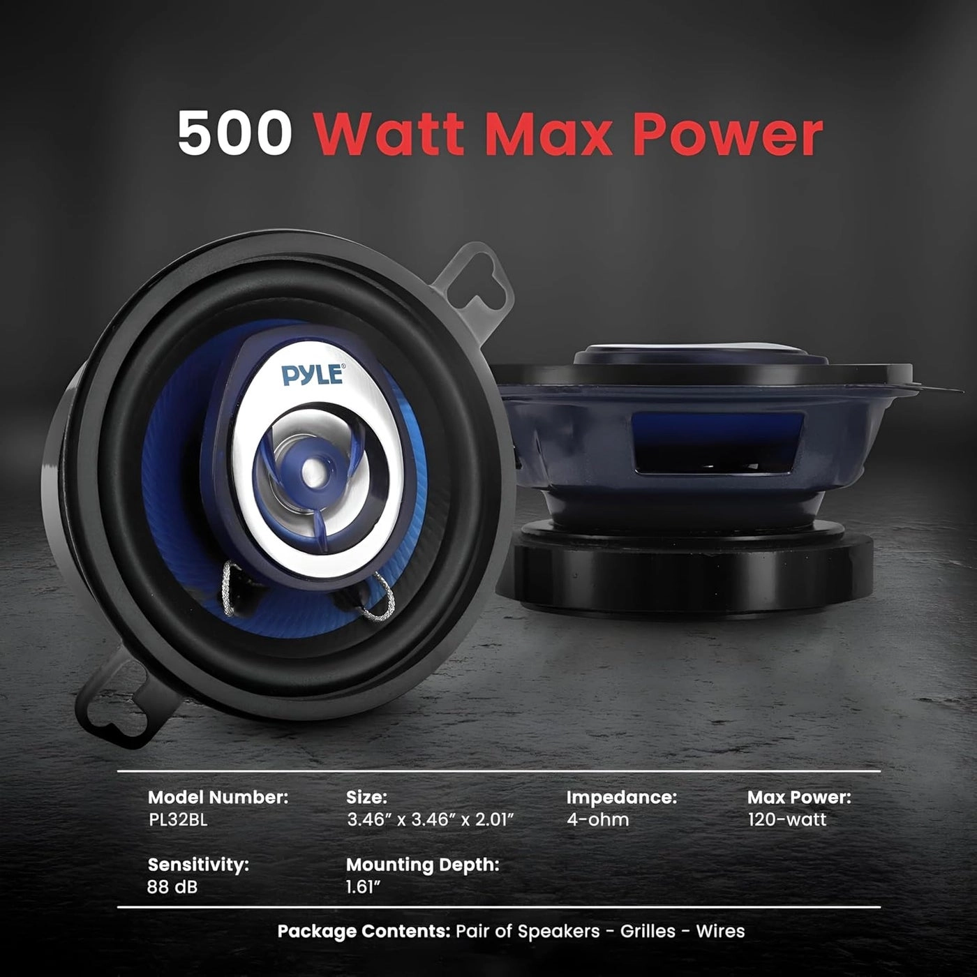 PL32BL - 3.5-inch 2-Way