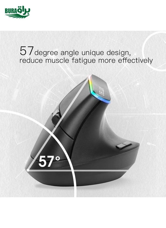 M618DB Vertical Ergonomic Mouse - Wireless