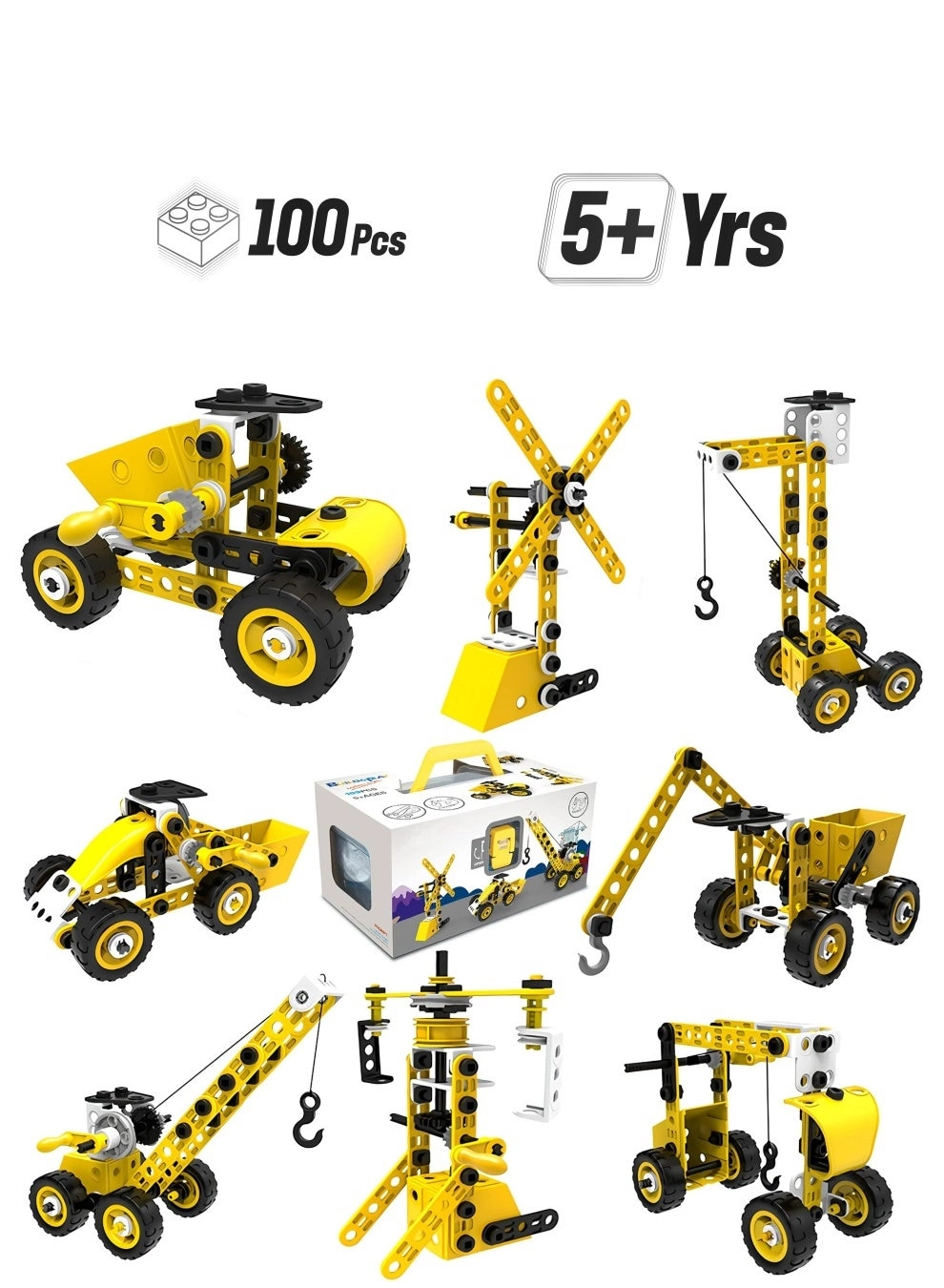 Generic Construction Toys - 100 pcs
