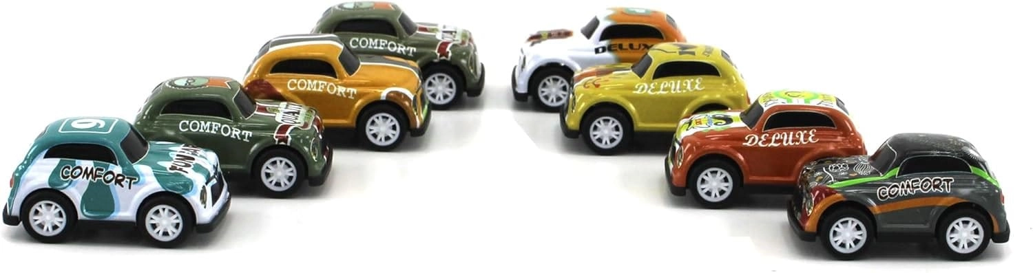 AL QADAH Mini Toy Cars - 8pcs Set