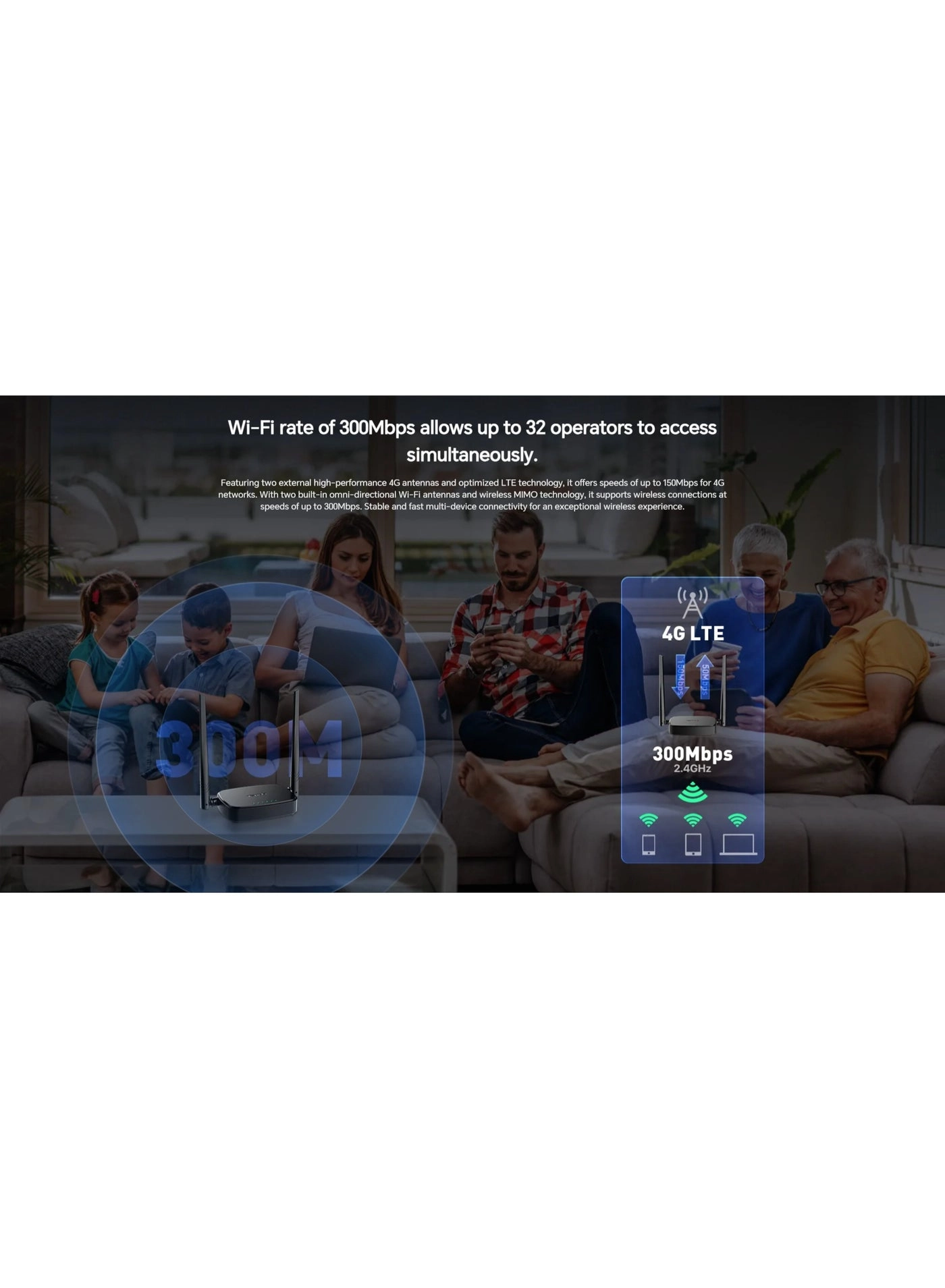 4G03 - LTE WiFi 4 300 Mbps