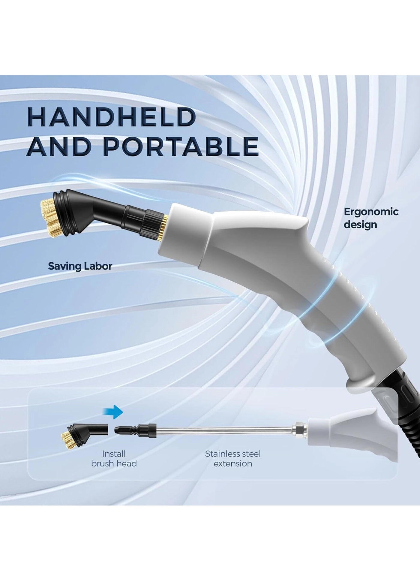 High Pressure Steam Cleaner - 3.0 BAR 1000ml
