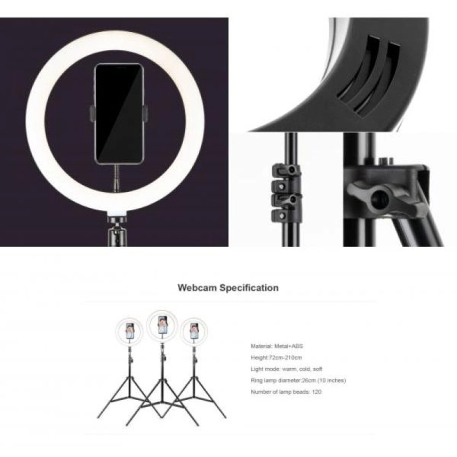 HV-ST7021 - Ring Light Black