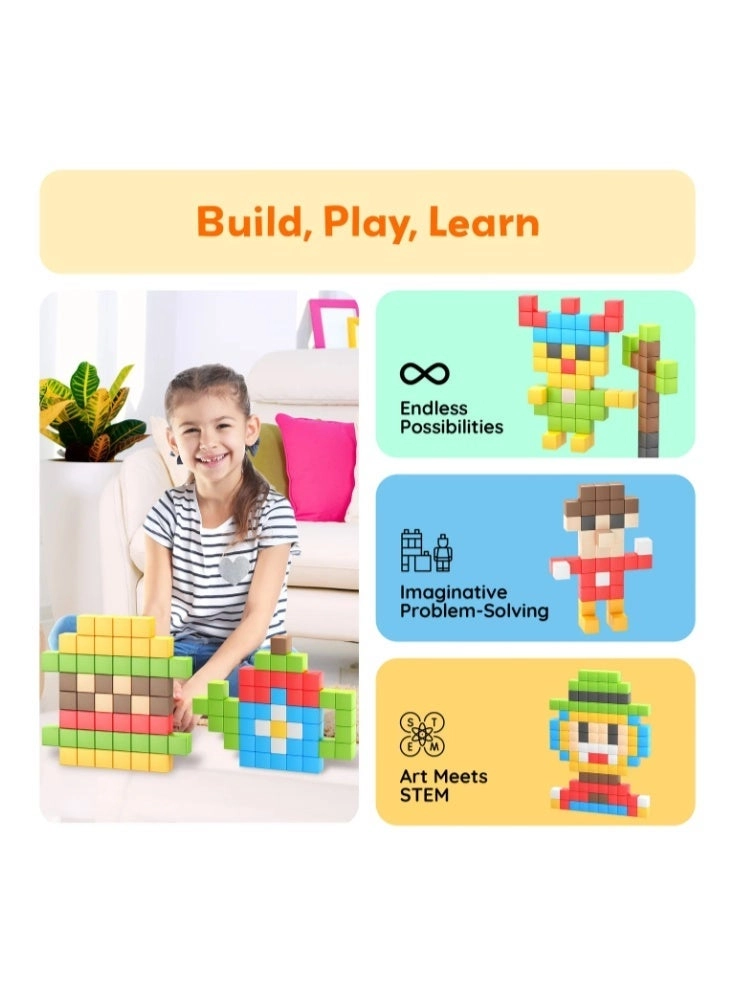 Magnetic Cubes - 108 pcs