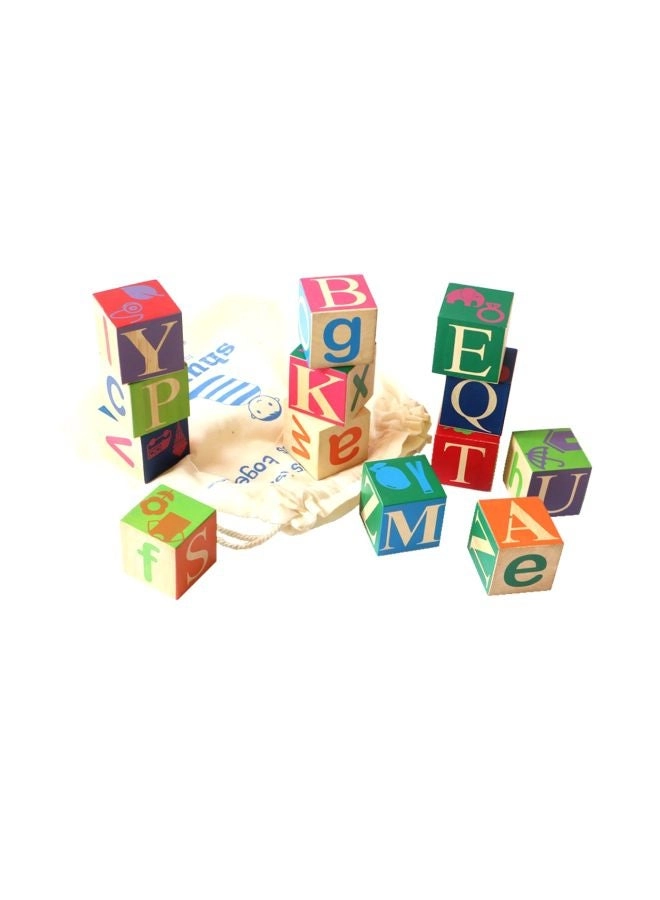 Alphabet Stacking Block Set - 2+ Years 13 pieces