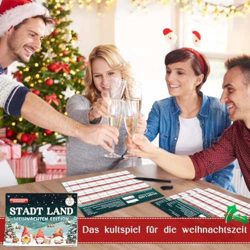 City Country Christmas Word Game - Kid