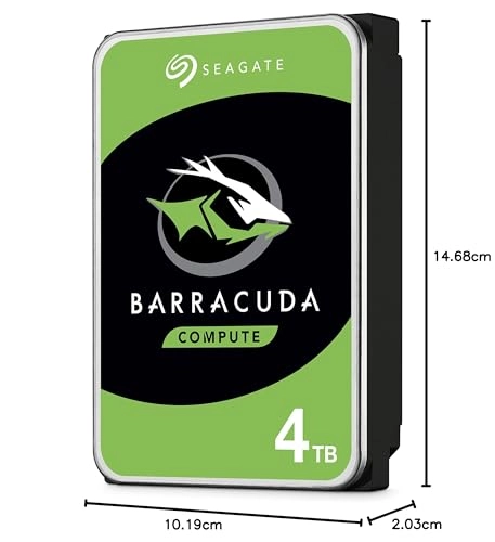 BarraCuda 3.5" 5900rpm 64MB SATA 6Gb/s (ST4000DM004) - 4TB