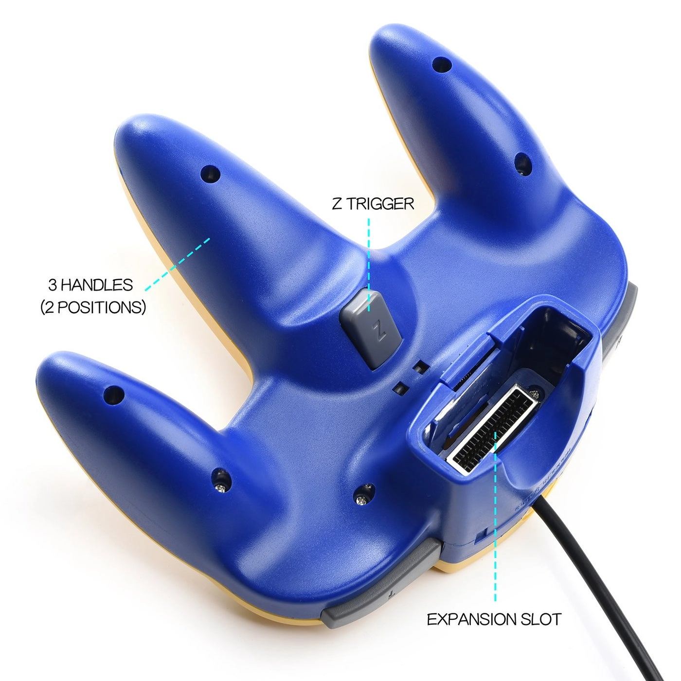 N64 Controller - Yellow and Blue N64