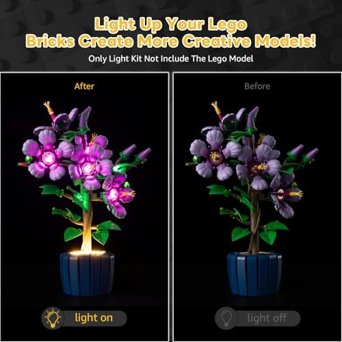 LED Lighting Set for Lego 10372 Hibiscus Flower (HUA-N)
