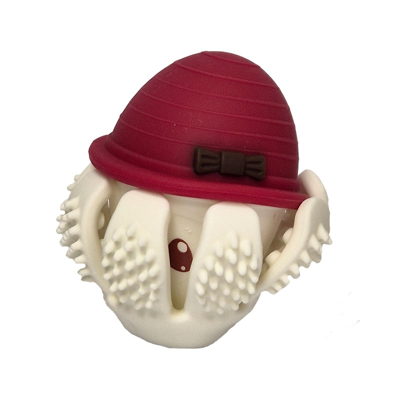 Ollie Octopus - Chimney Red BPA-free