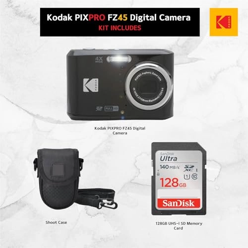 FZ45 + Point & Shoot Camera Case + SDXC Memory Card