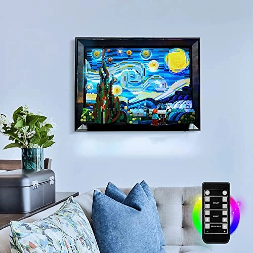 Light Kit for LEGO Vincent Van Gogh - The Starry Night 21333 - Acrylonitrile Butadiene Styrene (ABS)