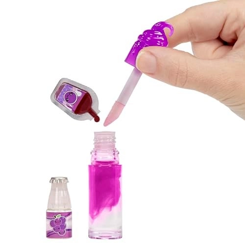 Greta Grape Lipgloss Doll - DIY Lip Gloss Kit Grape Scent Ages 4+
