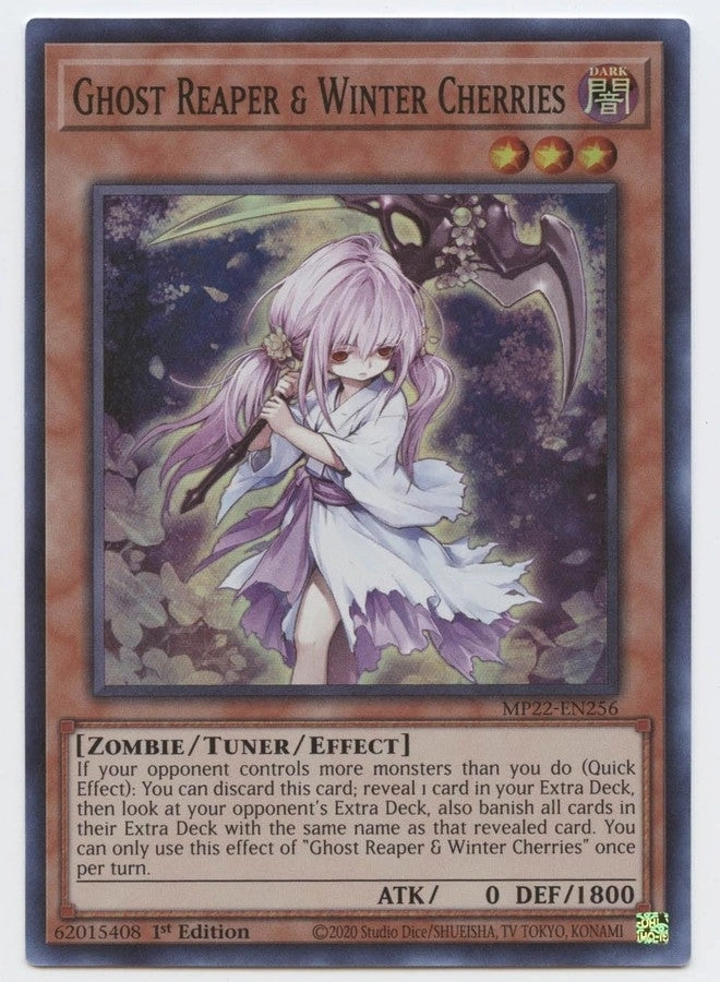 Yu-Gi-Oh! Ghost Reaper & Winter Cherries MP22-EN256 - English