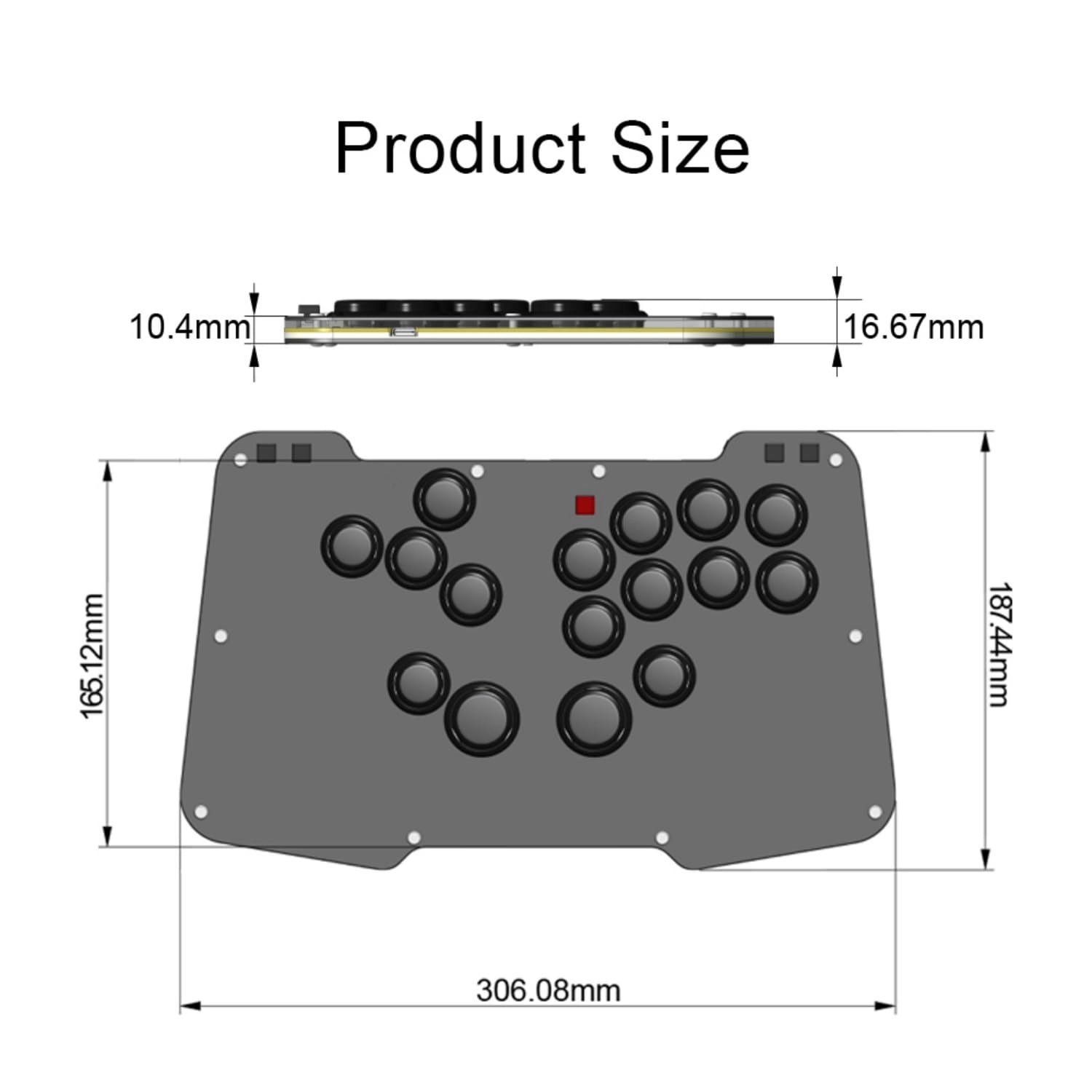 Duelpad Zen16 - A16 PS4/PS3/PC/Switch/Steam