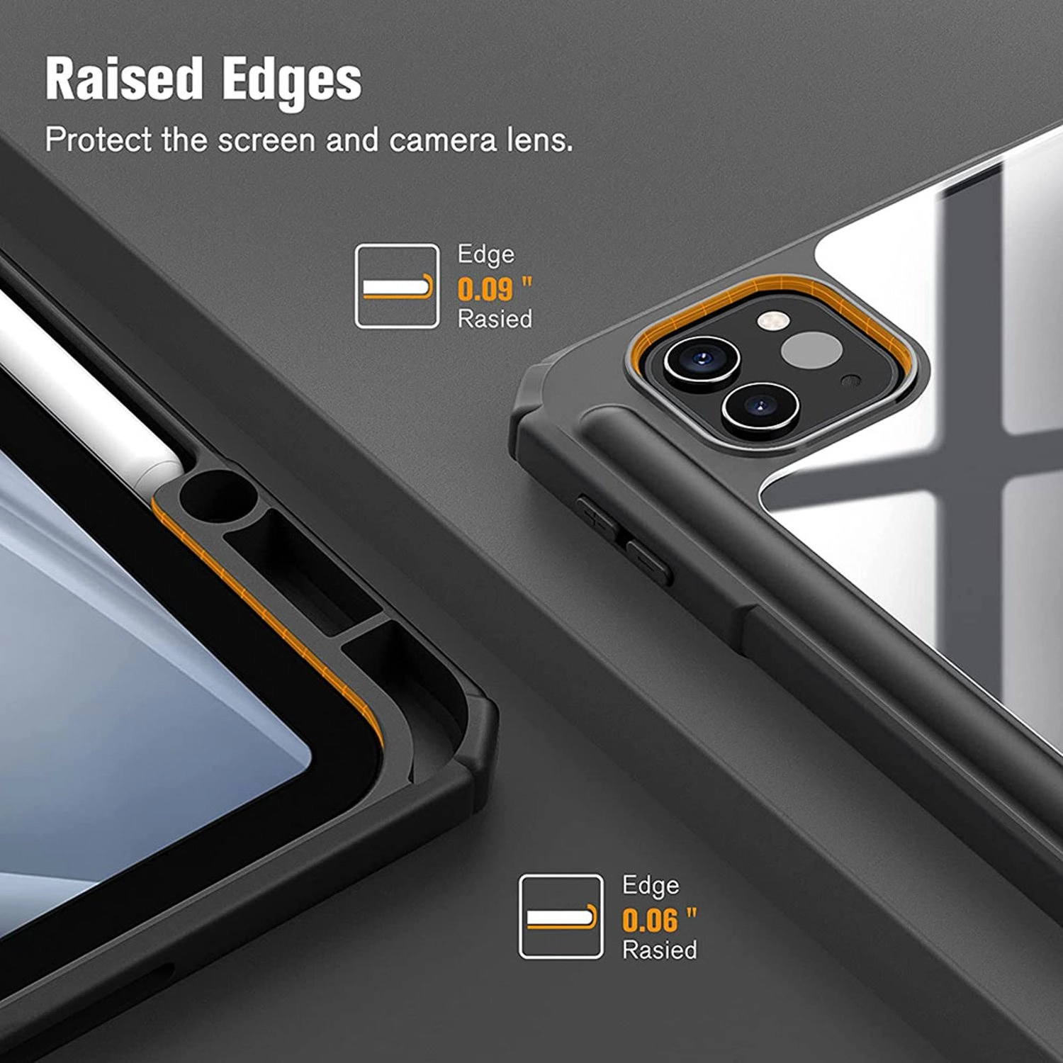 Magnetic Case with Screen Protector for iPad Pro 12.9-inch (2022)