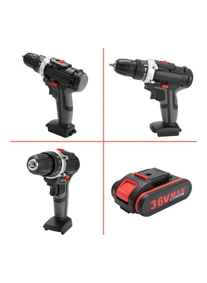Electric Impact Cordless Drill - 36V 1300mAh