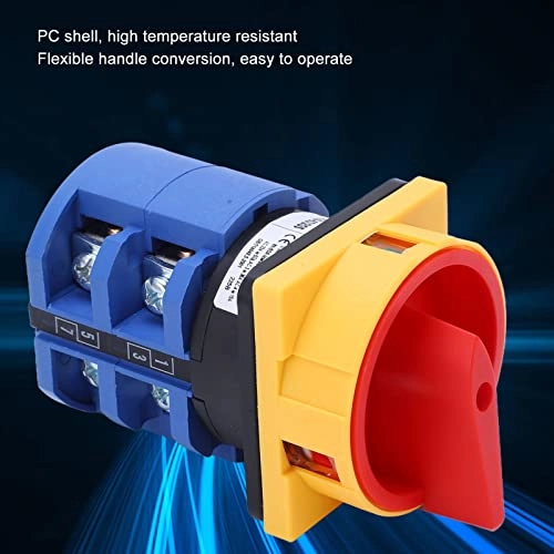 Changeover Switch - 63A Rotary Cam Padlockable