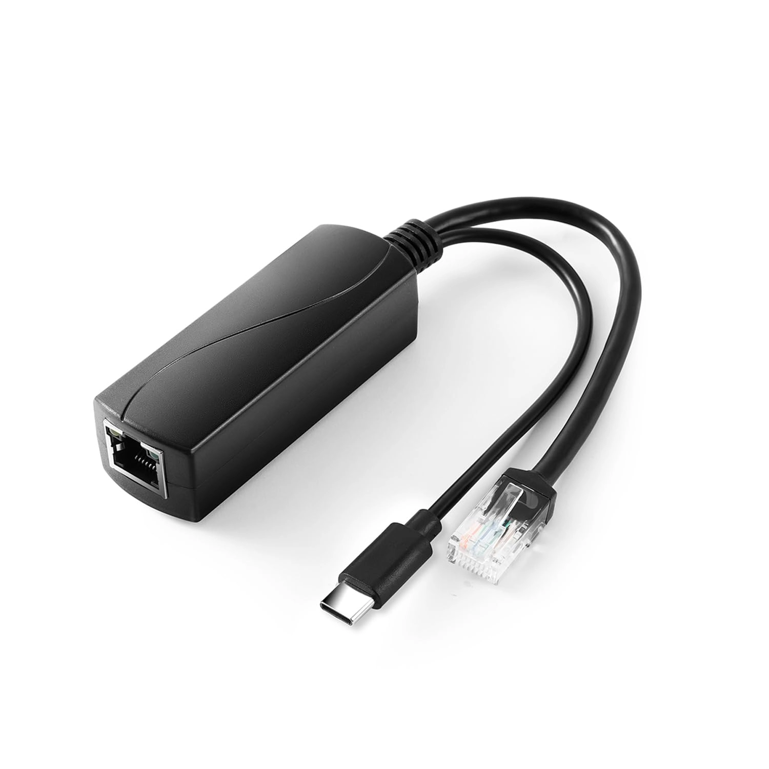 REVODATA Gigabit Type C PoE Splitter - 5V/2.4A 10/100/1000Mbps IEEE 802.3 af 1 RJ45