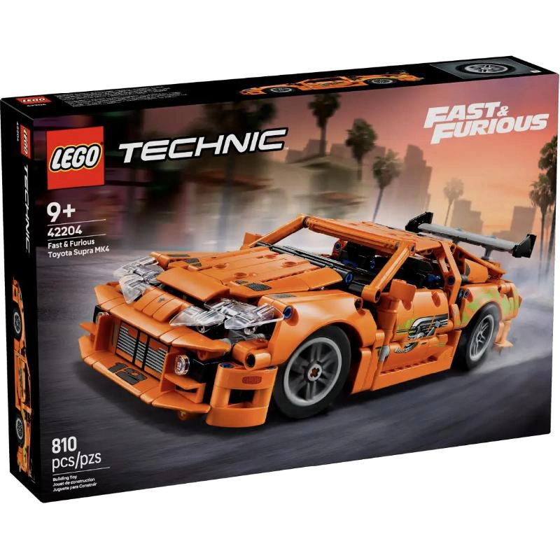 Fast and Furious LEGO Technic Toyota Supra MK4 (42204)