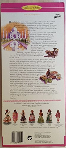Barbie Dolls of the World - Indian sari Collector Edition 1995 Ages 180+