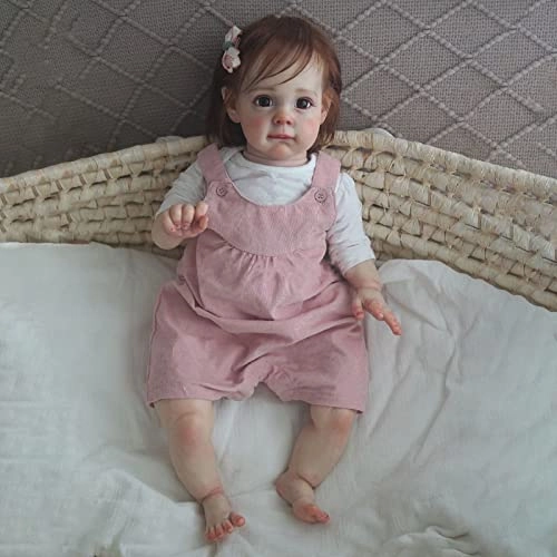 Rebirth Baby Doll - 48cm/58cm Silicone Limbs Cloth Body Panda Clothes Gift Set