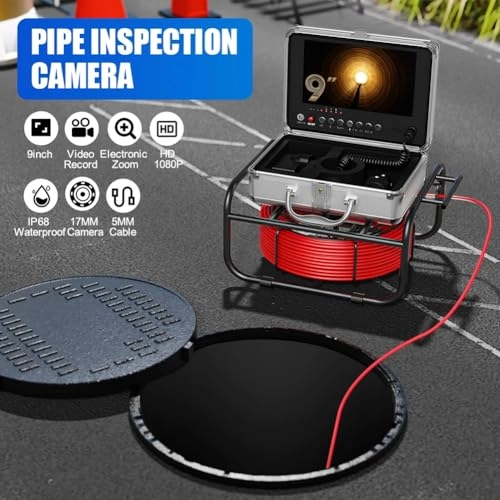 Sewer Pipe Inspection Camera - 5mm 50m