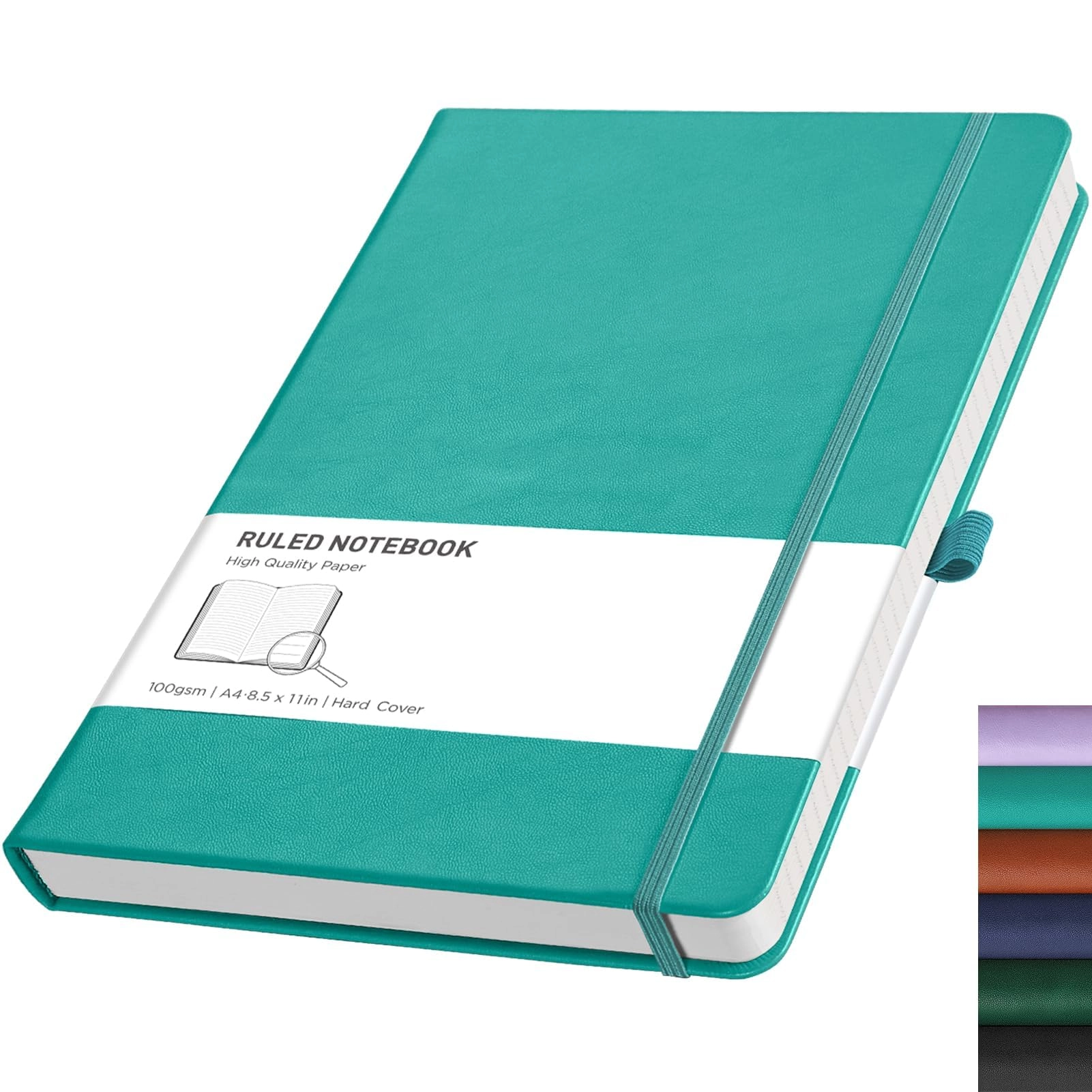 Notebook A4 Hardcover - Lined 192 Pages