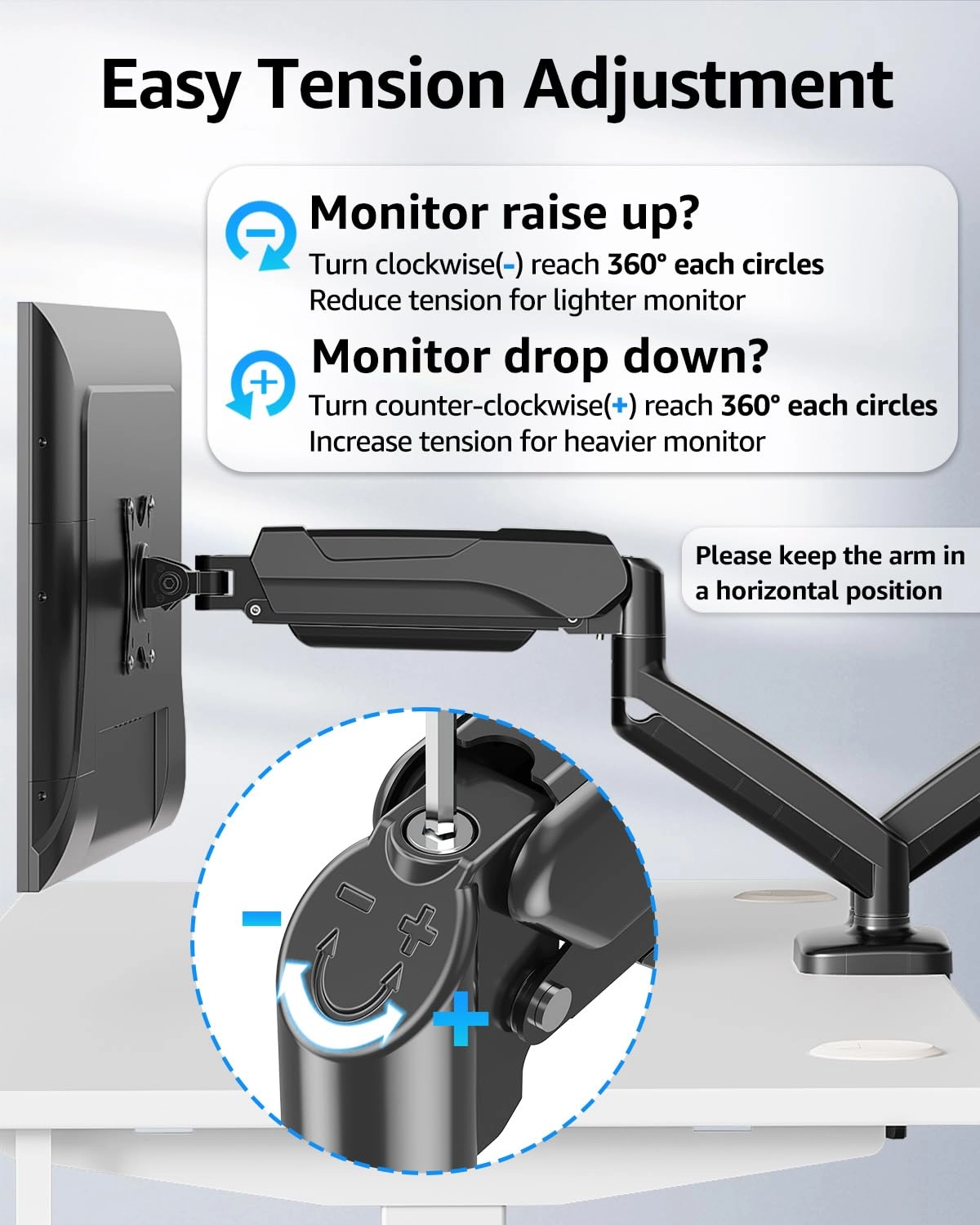 Vertical Dual Monitor Stand - 32 inches 100 x 100mm, 75 x 75mm