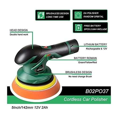Polisher K2 - Cordless Brushless Dual Action