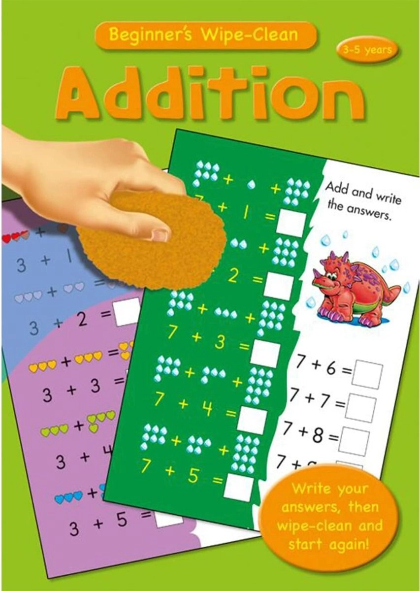 Beginner's Maths Wipe Clean - 4+ 4 pieces