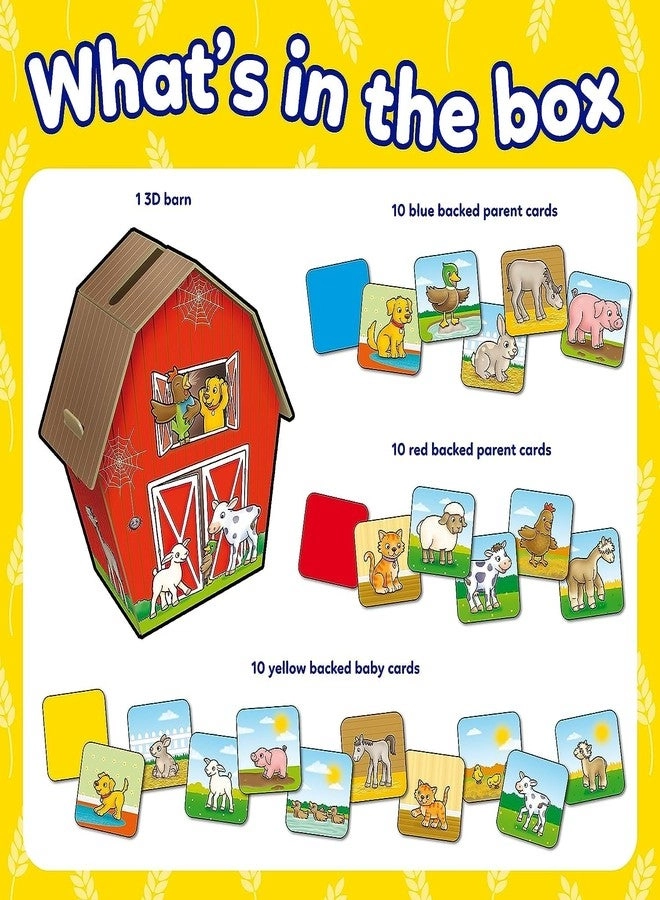 Farmyard Families Card Game - Suitable for 2 years and above 30pcs
