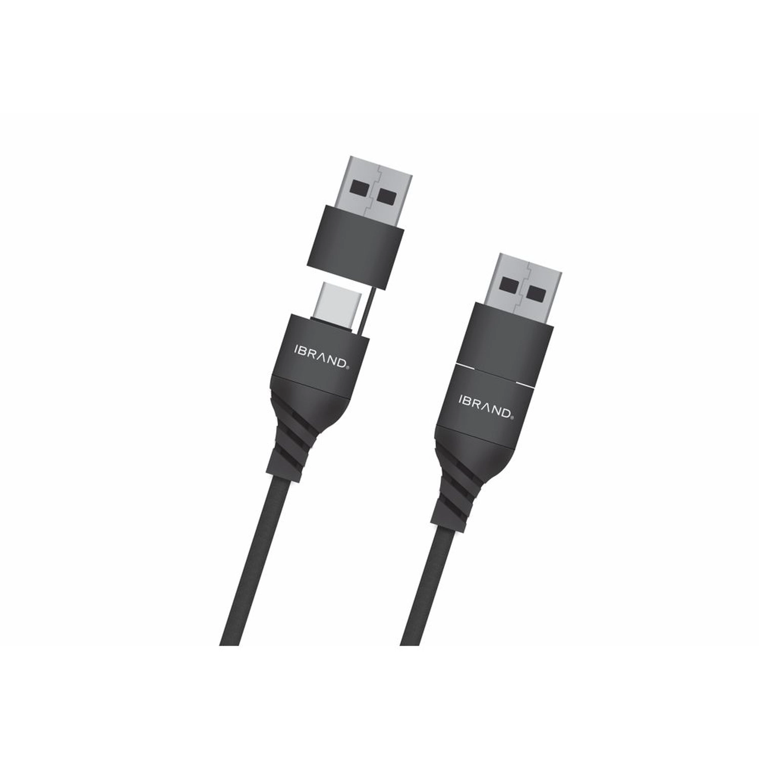 4 in 1 USB Cable USB-A to USB-C 1.2m
