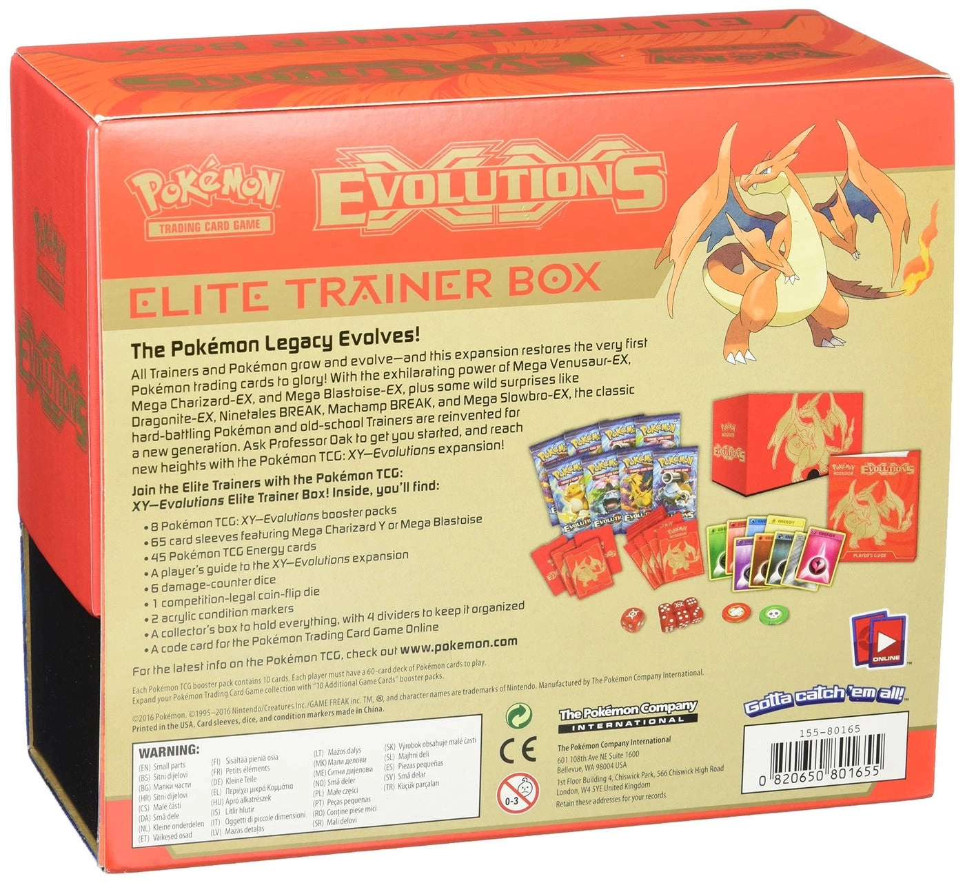 XY Evolutions Charizard Elite Trainer Box