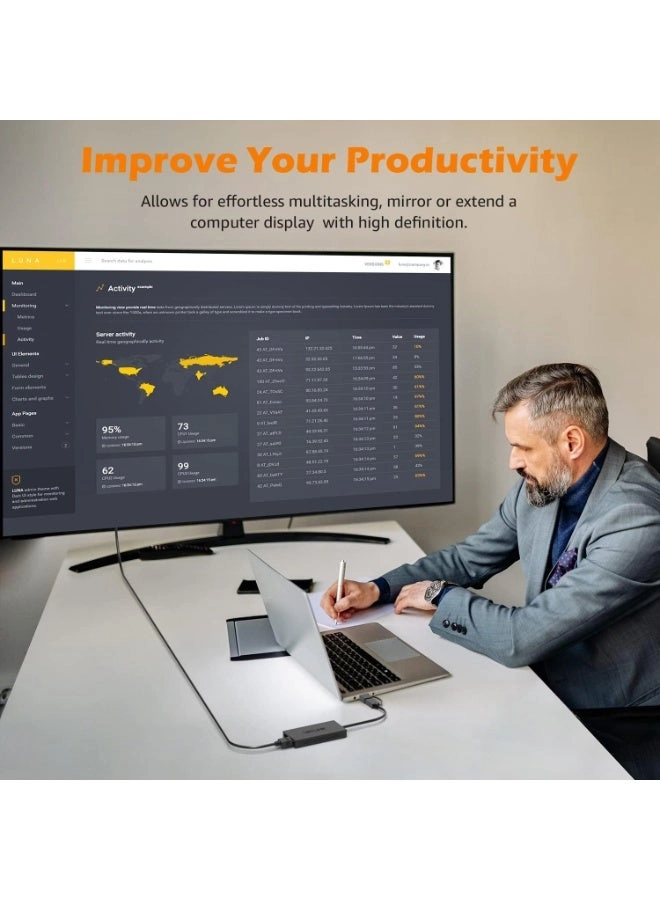 USB to HDMI Adapter - USB 3.0 1080p@60Hz