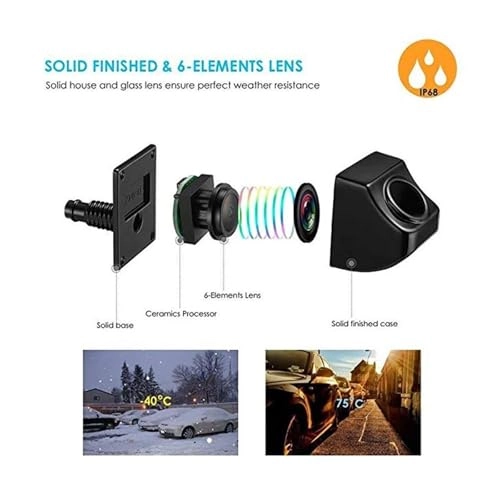 CCD Front View Camera - Night vision Wired 720*540 pixels