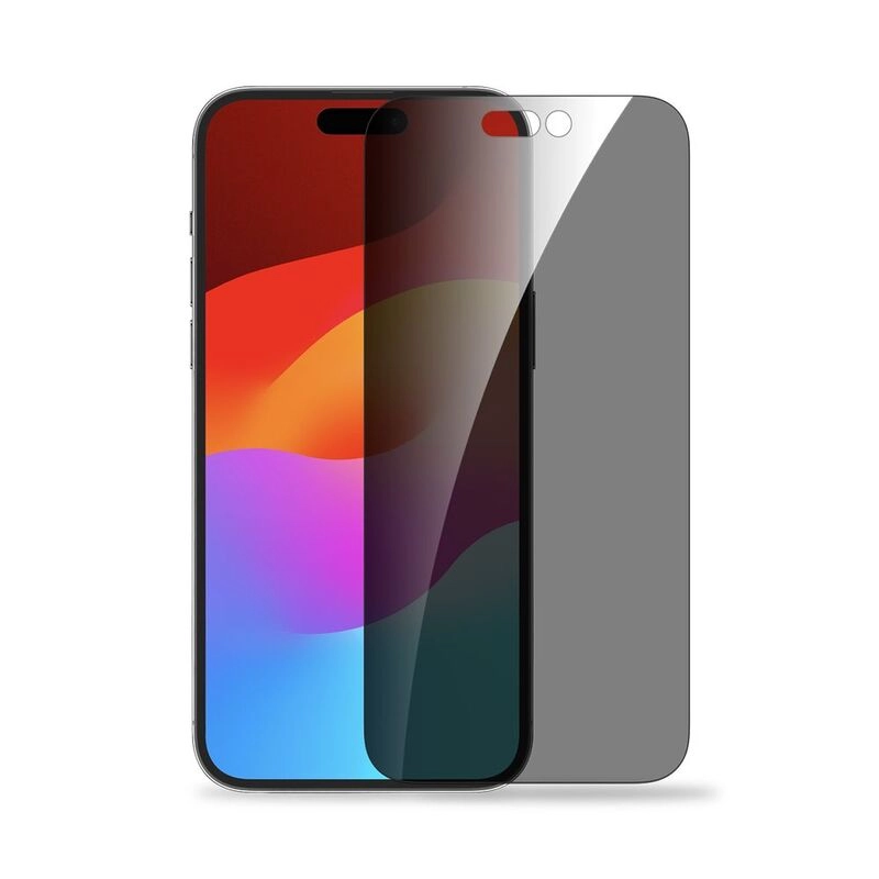 Privacy HD Tempered Glass Screen Protector for iPhone 15 Pro Max
