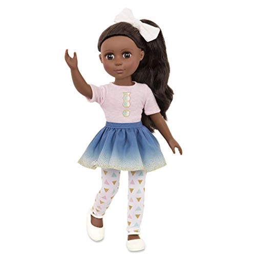 Glitter Girls Keltie Fashion Doll - Medium Dark Skin Tone Brown Hair Brown Eyes Ages 3+
