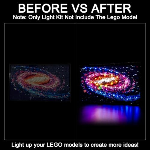 Led Light Kit - Remote Version Yellow Compatible with Lego 21354