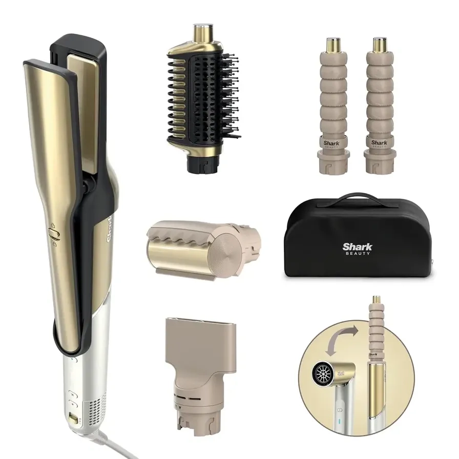 Shark Glam Straight, Waves & Curls Multi-Styler