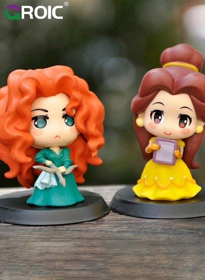 Princess Action Figure Set - 9 Pcs Birthday