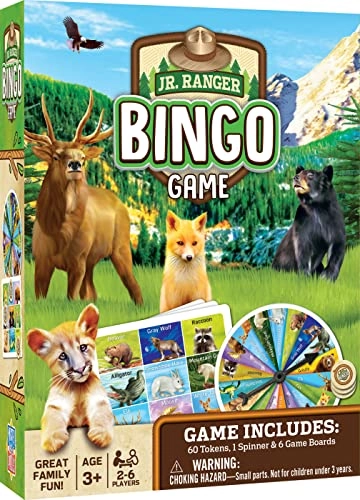 Jr. Ranger Bingo - English Age 3+