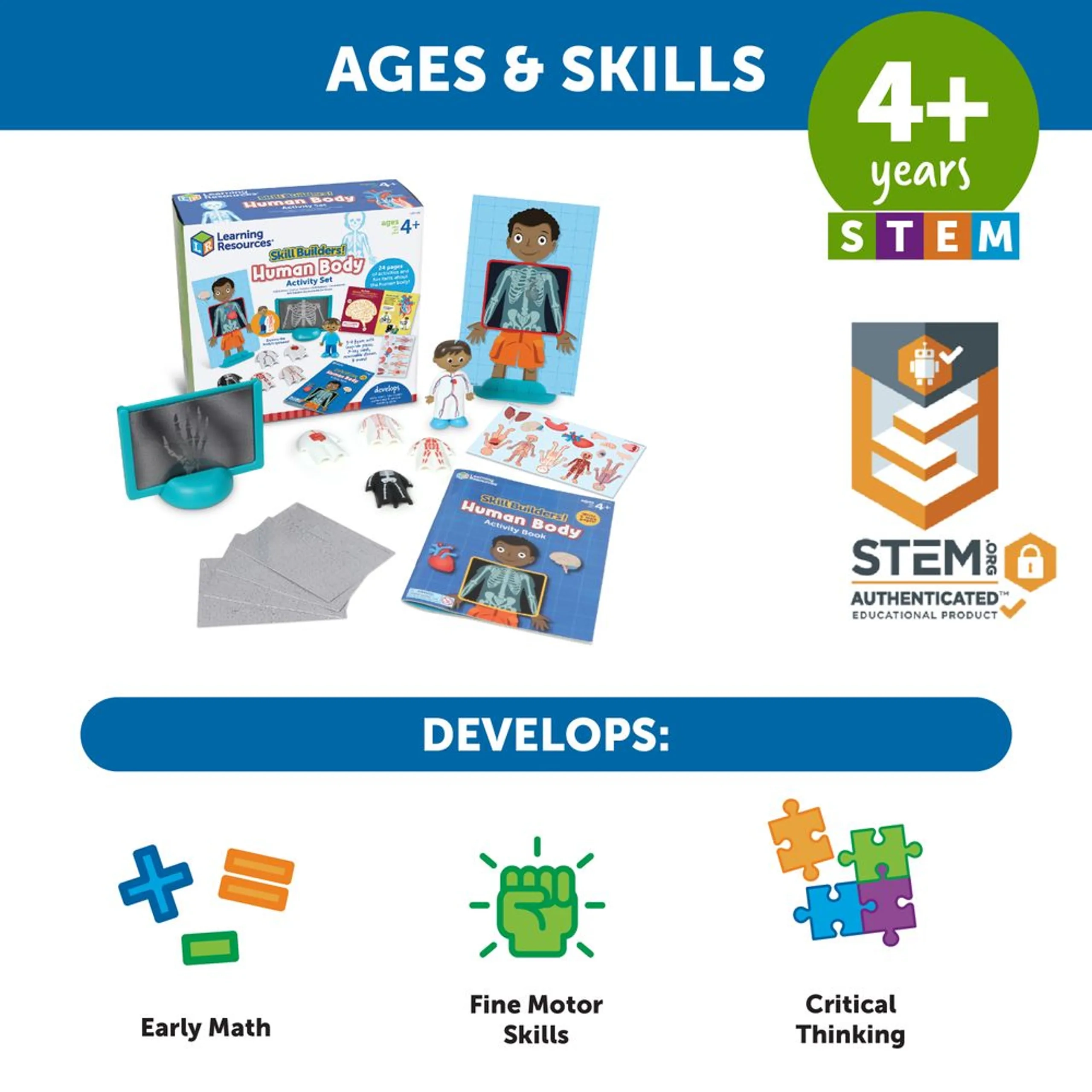 Human Body Preschool Science Kit - Suitable for 4 years and above
